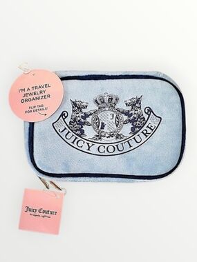 Juicy Couture Light Blue Travel Jewelry Organizer